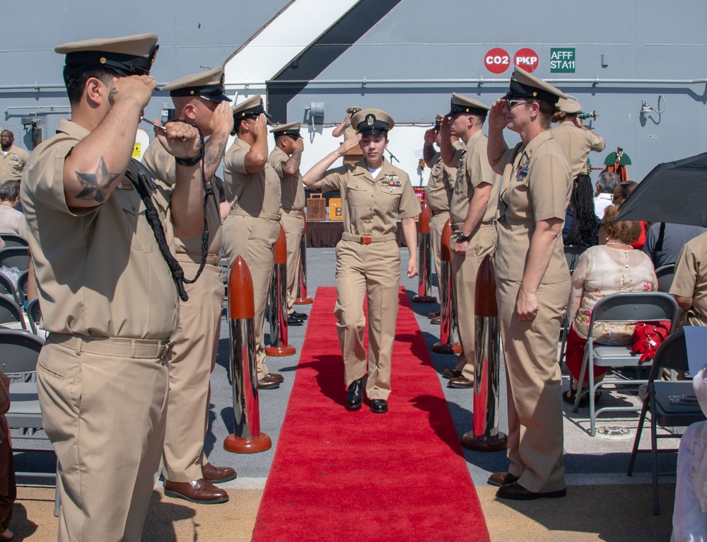 USS Essex chief petty officer pinning ceremony FY 26