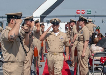 USS Essex chief petty officer pinning ceremony FY 26
