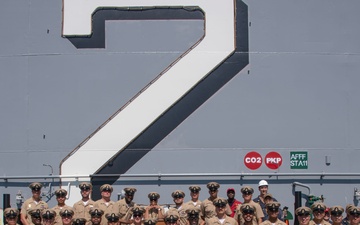 USS Essex chief petty officer pinning ceremony FY 26