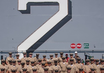 USS Essex chief petty officer pinning ceremony FY 26