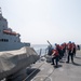 USS Higbee Sailors Conduct Replenishment-at-Sea with USNS John Lewis