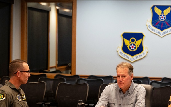 Minot AFB hosts U.S. Congressional Representative Ed Case