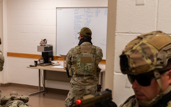 Security forces conducts reactive force training