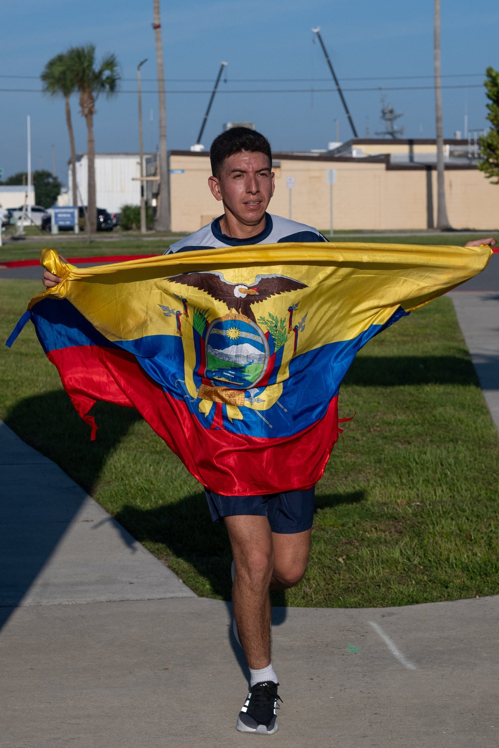 Sailors participate in 5k during UNITAS 2025