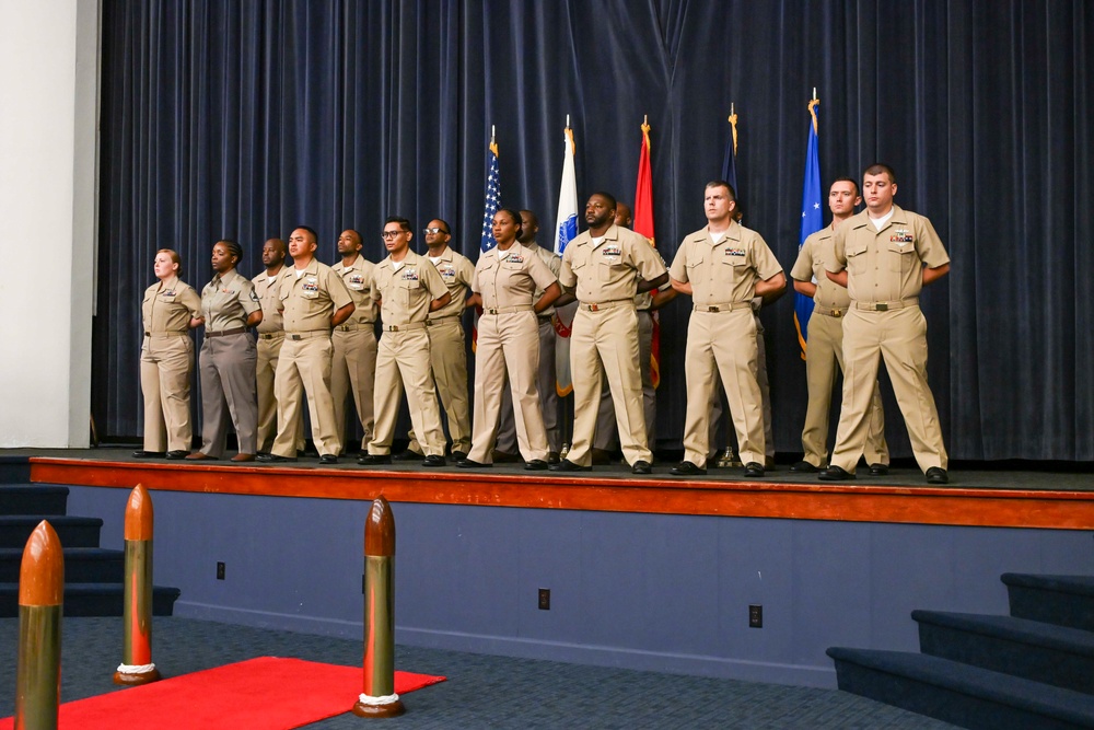 Navy and Army Hold Joint Chief Pinning Ceremony at Fort Belvoir