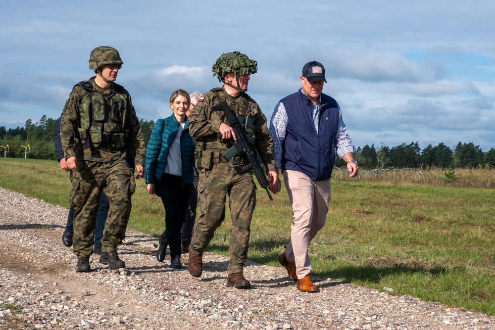 U.S. Ambassador to NATO arrives at Iron Defender-25