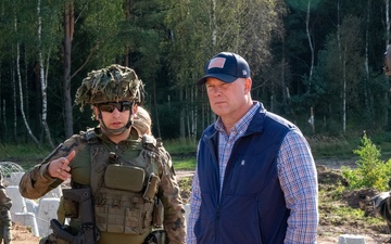 U.S. Ambassador to NATO observes Polish defensive training at Iron Defender-25