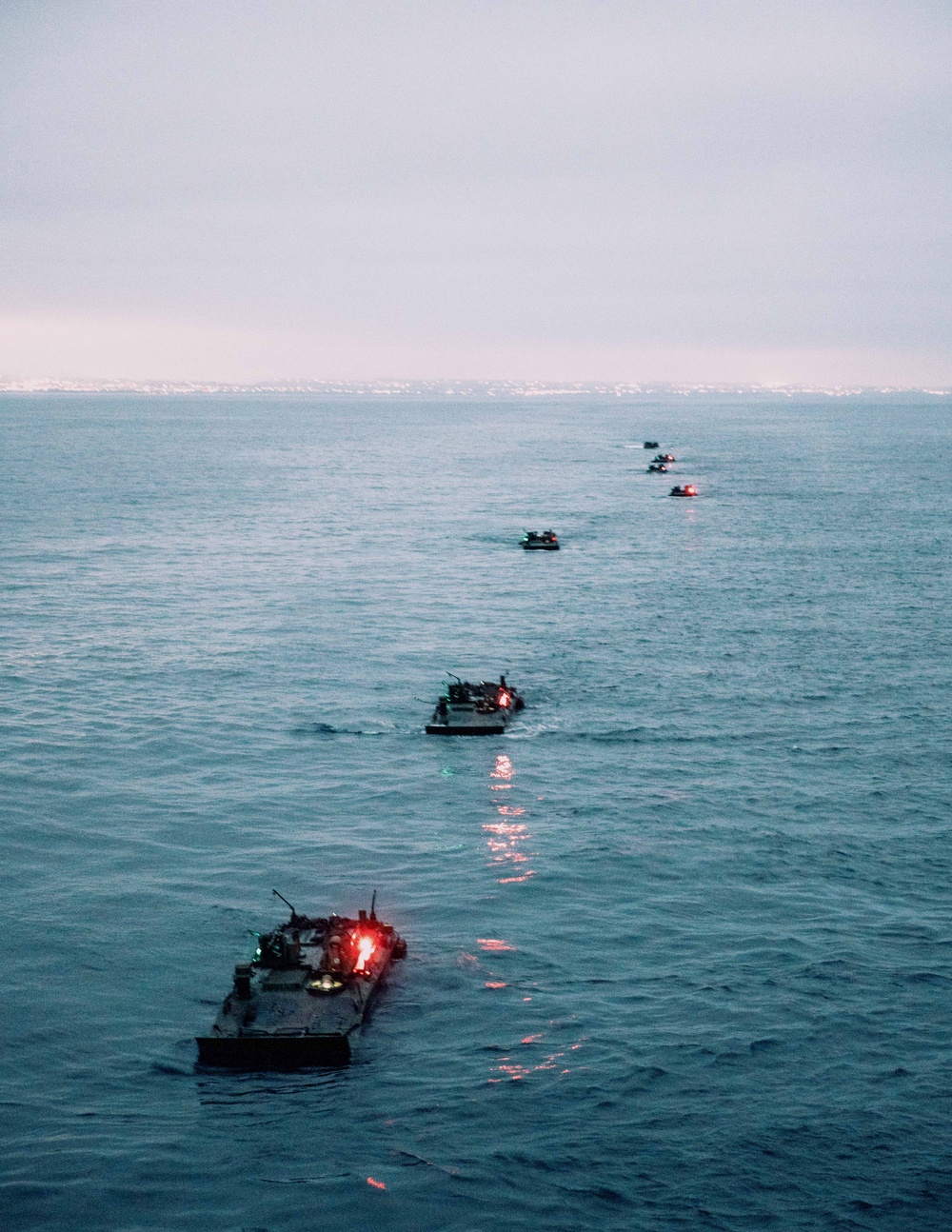 11th MEU ACVs Splash from the USS Boxer
