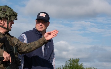 U.S. Ambassador to NATO arrives at Iron Defender-25