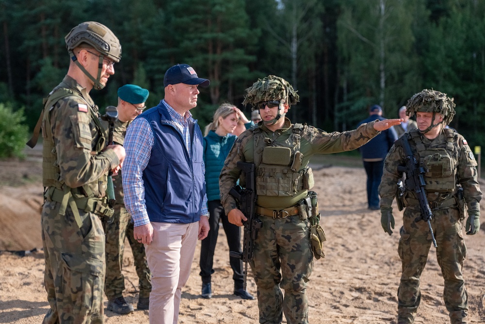 U.S. Ambassador to NATO observes Polish defensive training at Iron Defender-25