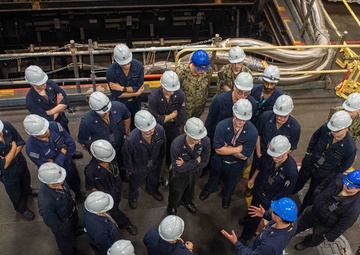 Ronald Reagan Sailors Conduct Safety Training