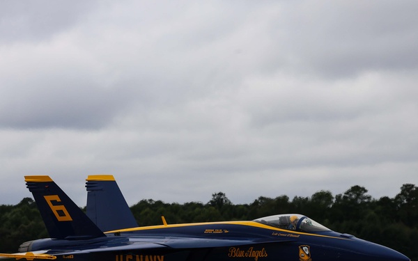 U.S. Navy Blue Angels arrive at Naval Air Station Oceana