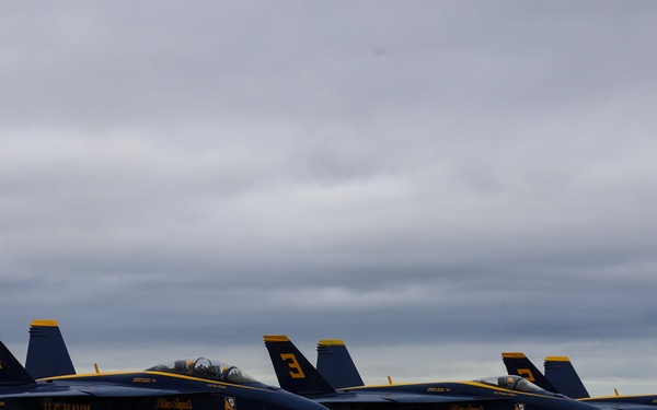 U.S. Navy Blue Angels arrive at Naval Air Station Oceana