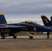 U.S. Navy Blue Angels arrive at Naval Air Station Oceana
