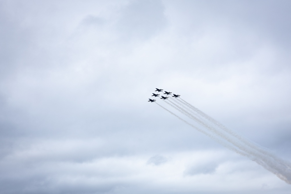 The U.S. Navy Blue Angels Arrive at NAS Oceana