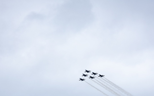 The U.S. Navy Blue Angels Arrive at NAS Oceana