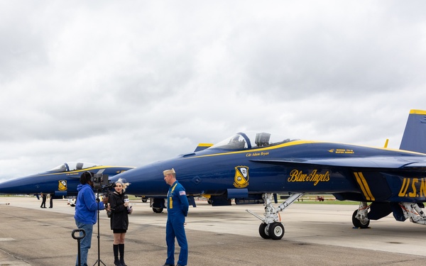 The U.S. Navy Blue Angels Arrive at NAS Oceana