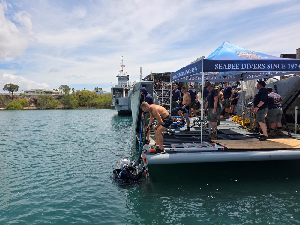 Underwater Construction Team ONE Enhances Capabilities and Infrastructure at Naval Station Guantanamo Bay