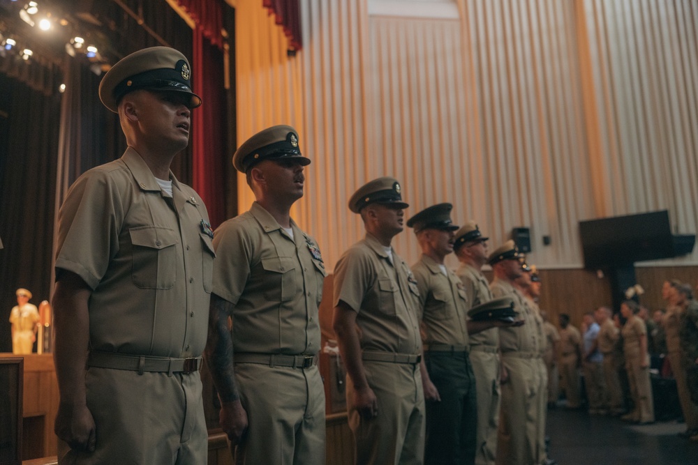 MCB Camp Lejeune Chief Petty Officer pinning ceremony