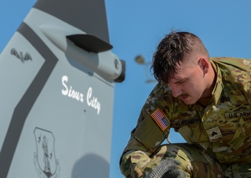A-7D Corsair II transfered to Siouxland Freedom Park