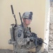 Solider takes a knee