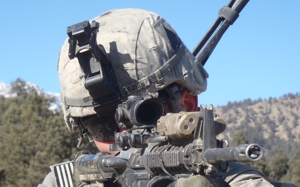 Looking down the sights