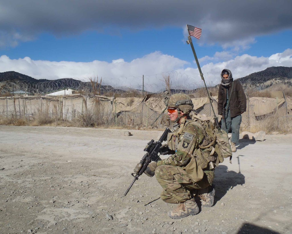 Soldier on Patrol