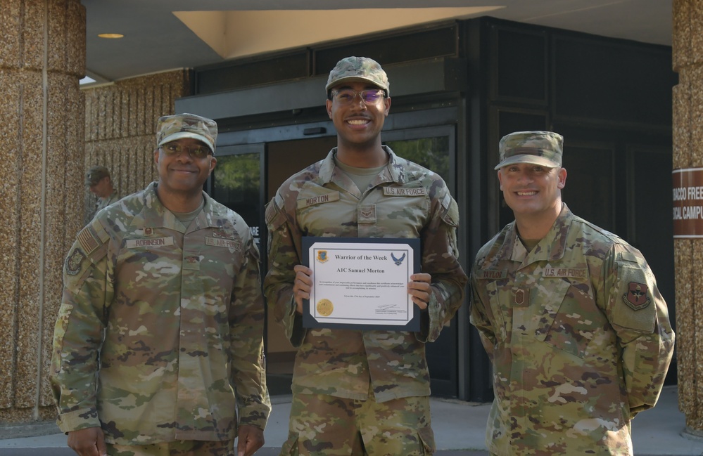 Warrior of the Week: Airman 1st Class Samuel Morton