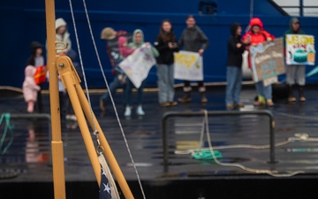 Coast Guard Cutter Frederick Mann (WPC 1160) arrives in Kodiak, Alaska