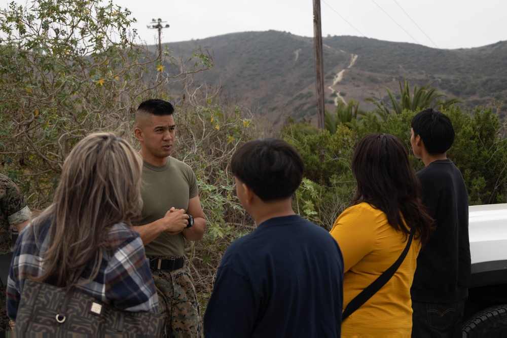 1st CEB places two crosses on First Sergeant’s Hill during memorial hike to honor Lance Cpl. Aguilera, Lance Cpl. Gamino
