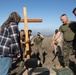 1st CEB places two crosses on First Sergeant’s Hill during memorial hike to honor Lance Cpl. Aguilera, Lance Cpl. Gamino