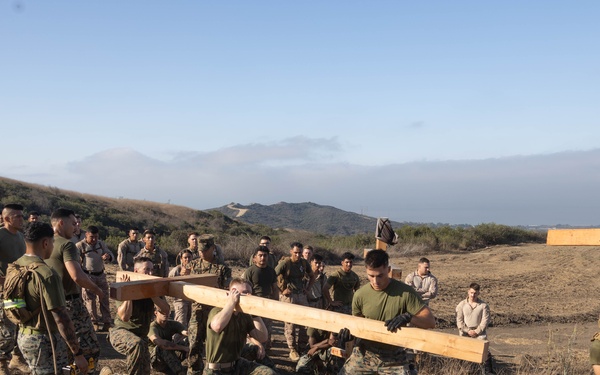 1st CEB places two crosses on First Sergeant’s Hill during memorial hike to honor Lance Cpl. Aguilera, Lance Cpl. Gamino