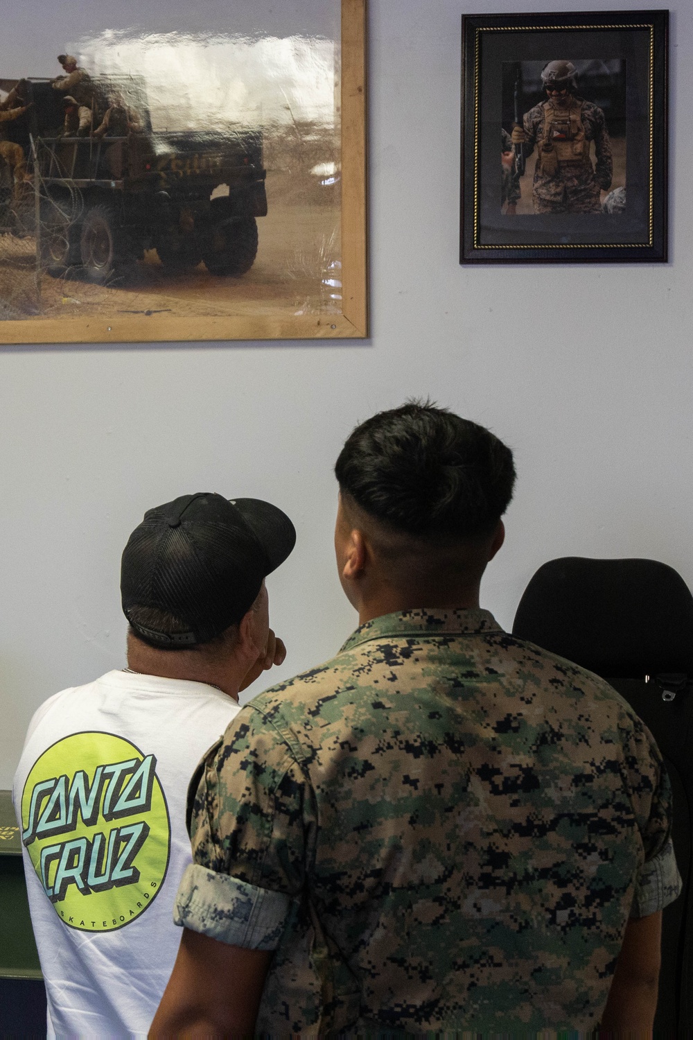 1st CEB places two crosses on First Sergeant’s Hill during memorial hike to honor Lance Cpl. Aguilera, Lance Cpl. Gamino