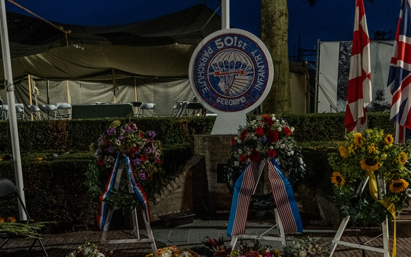 Screaming Eagles Attend Flags For Freedom Followed by a Commemoration in Eerde for the 501st Parachute Infantry Regiment as a part of Operation Market Garden 81