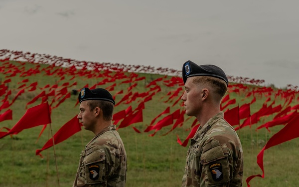 Screaming Eagles Attend Flags For Freedom Followed by a Commemoration in Eerde for the 501st Parachute Infantry Regiment as a part of Operation Market Garden 81