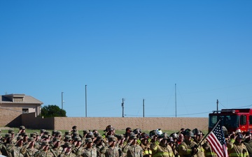 JTF-SB Soldiers participate in 9/11 Memorial with US Border Patrol