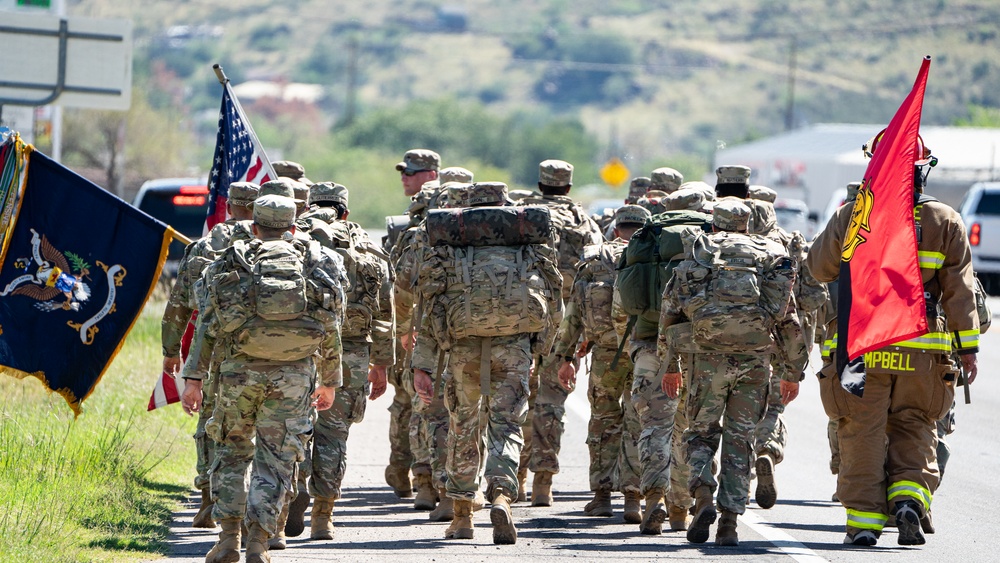 JTF-SB Soldiers participate in 9/11 Memorial with US Border Patrol