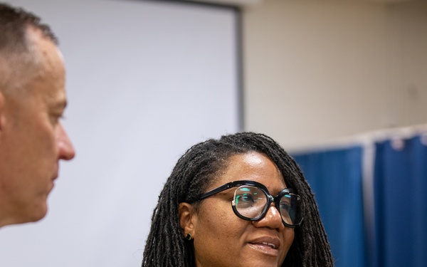 Detachment 38, 335 Signal Command (T) Departure ceremony