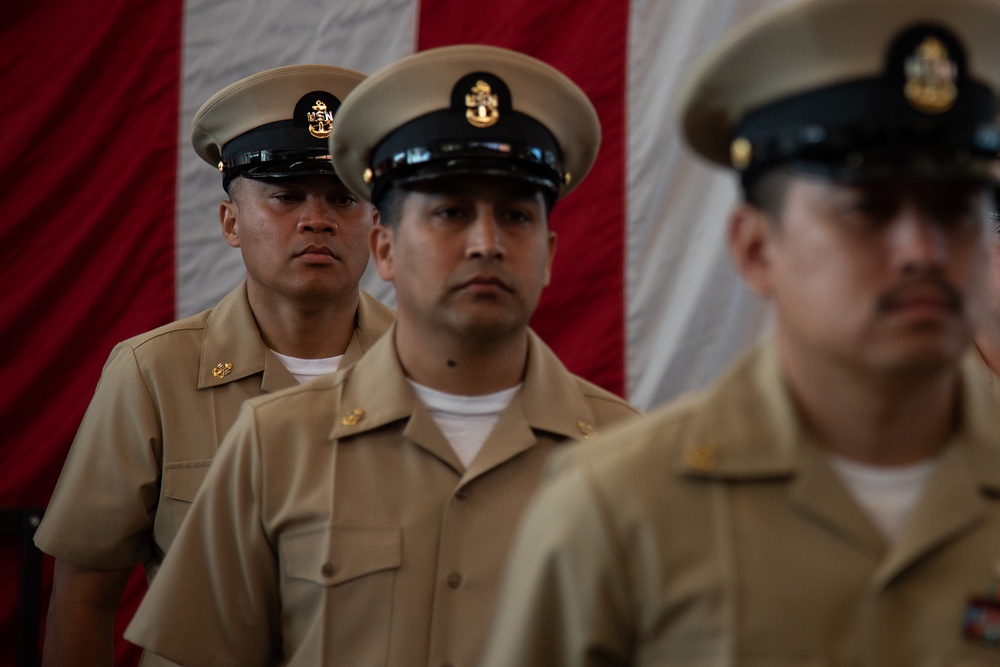 Surface Warfare Engineering Schools Command (SWESC) Holds FY-26 Chief Pinning Ceremony