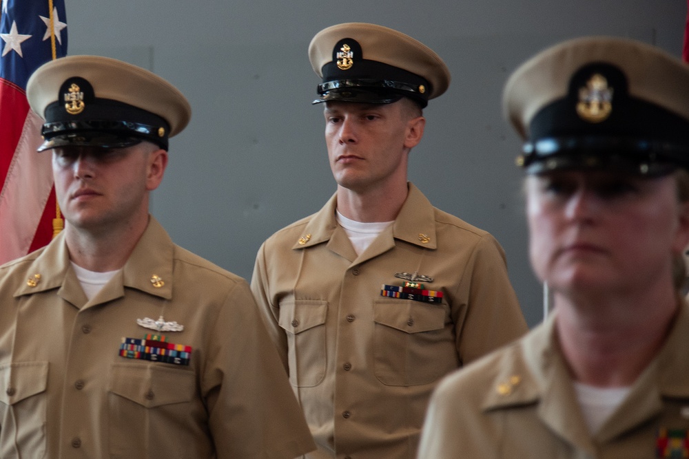 Surface Warfare Engineering Schools Command (SWESC) Holds FY-26 Chief Pinning Ceremony
