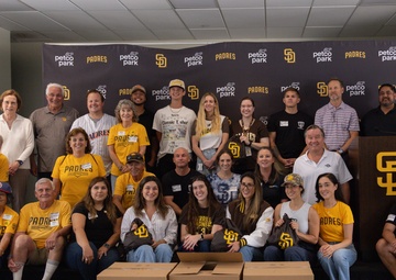 From Petco Park to the Pacific: San Diego Padres prepare care packages for VMFA-232