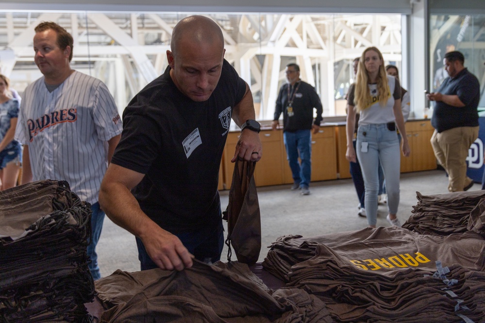 From Petco Park to the Pacific: San Diego Padres prepare care packages for VMFA-232