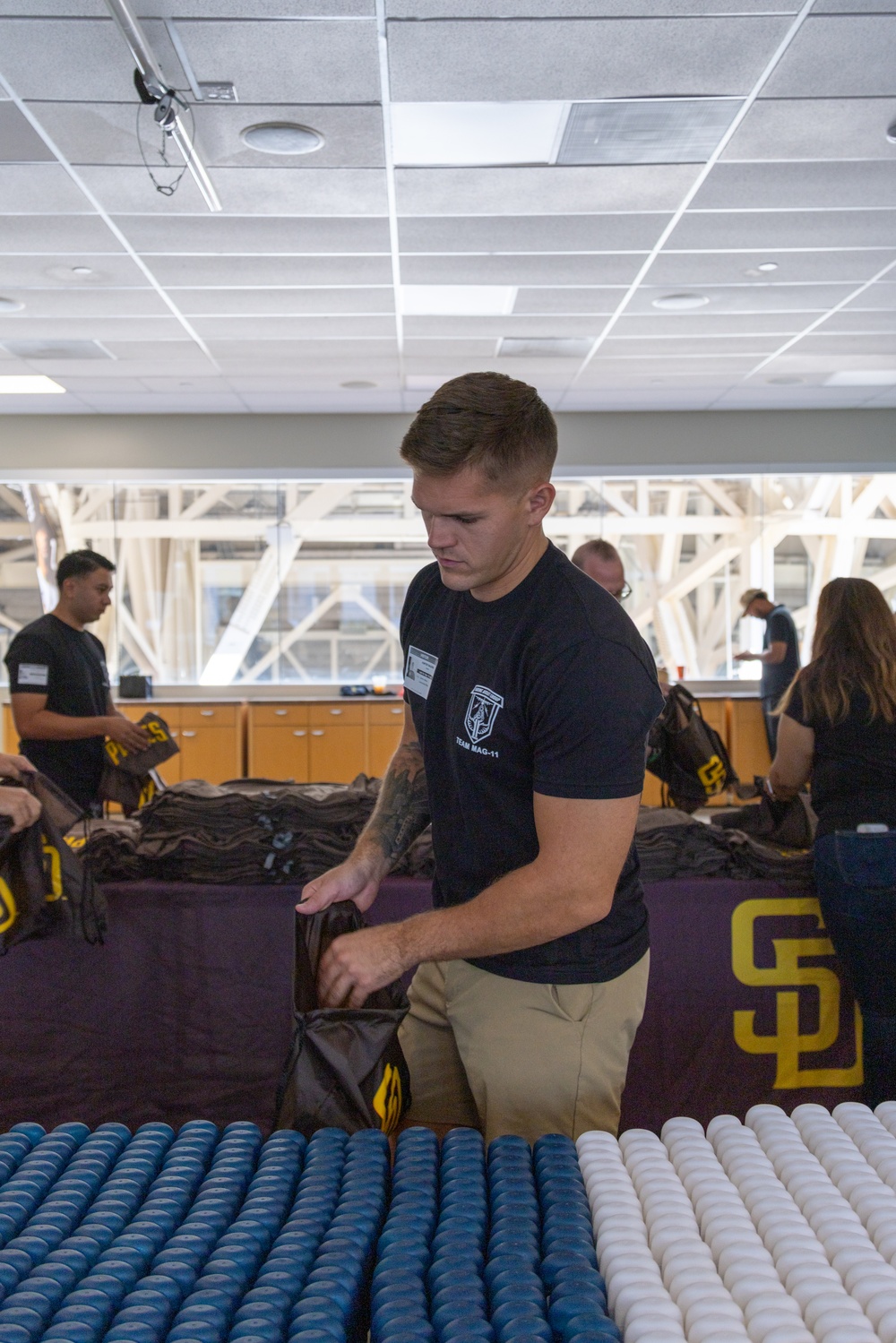 From Petco Park to the Pacific: San Diego Padres prepare care packages for VMFA-232