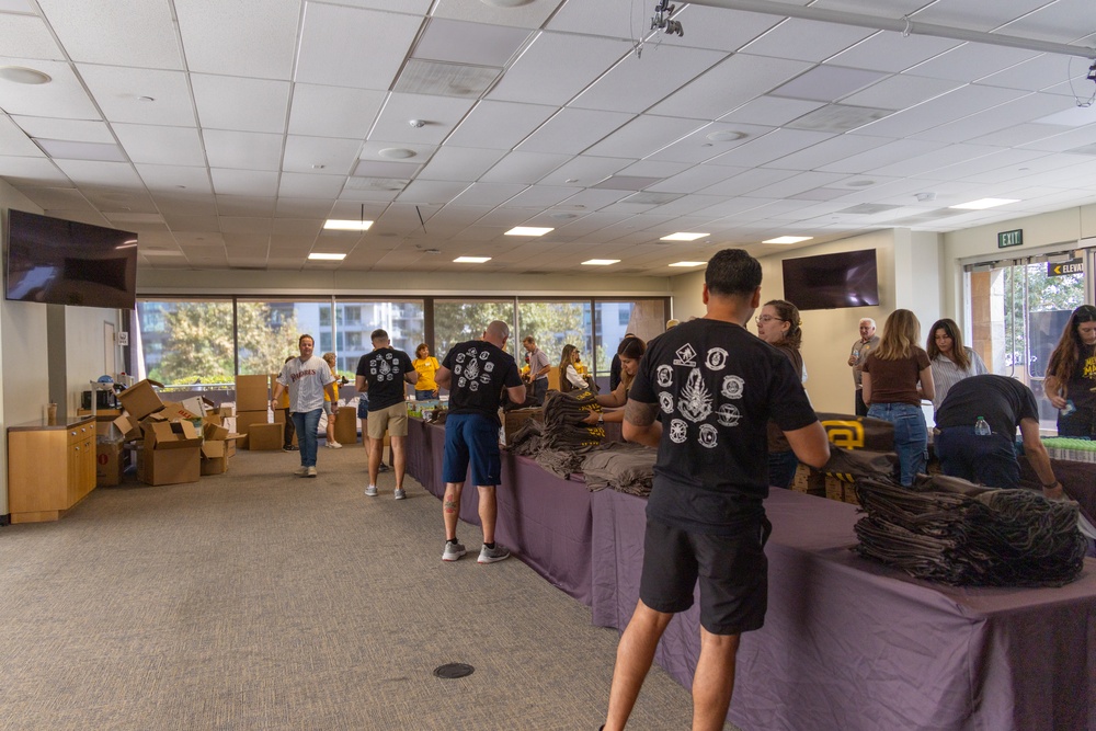 From Petco Park to the Pacific: San Diego Padres prepare care packages for VMFA-232