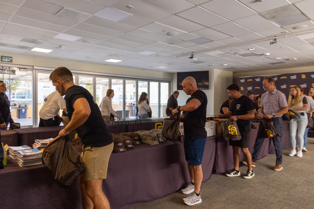 From Petco Park to the Pacific: San Diego Padres prepare care packages for VMFA-232