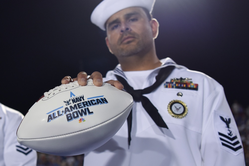 Navy All-American Bowl “Road to the Dome” tour at Folsom High School