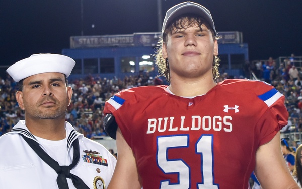 Navy All-American Bowl “Road to the Dome” tour at Folsom High School