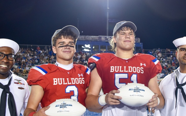 Navy All-American Bowl “Road to the Dome” tour at Folsom High School