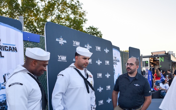 Navy All-American Bowl “Road to the Dome” tour at Folsom High School