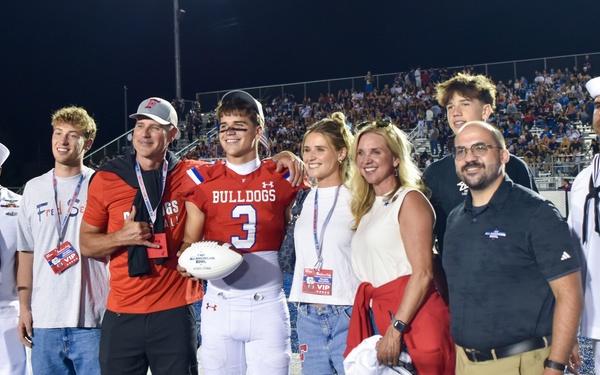 Navy All-American Bowl “Road to the Dome” tour at Folsom High School